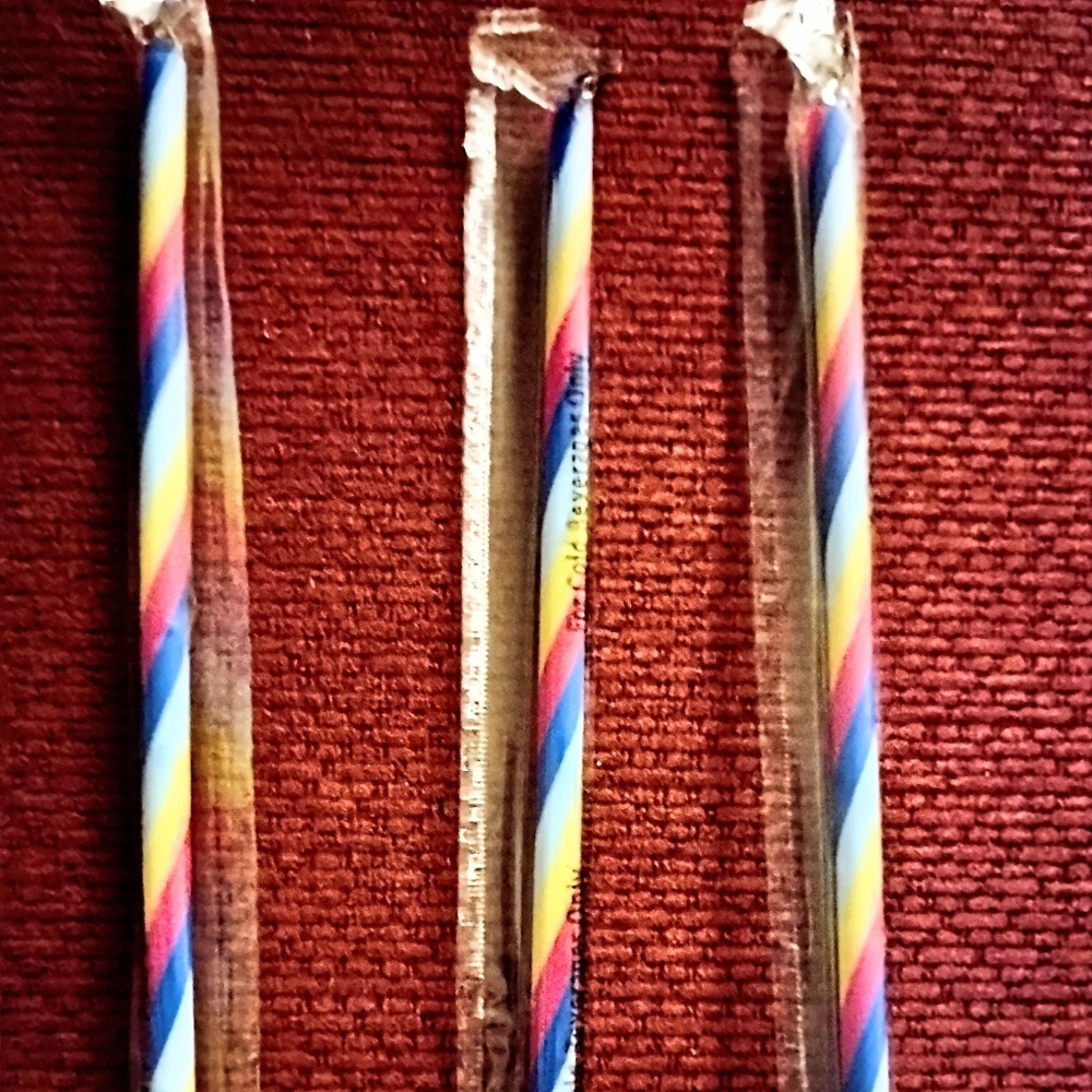 Star bucks straws Brand New Set of 3.